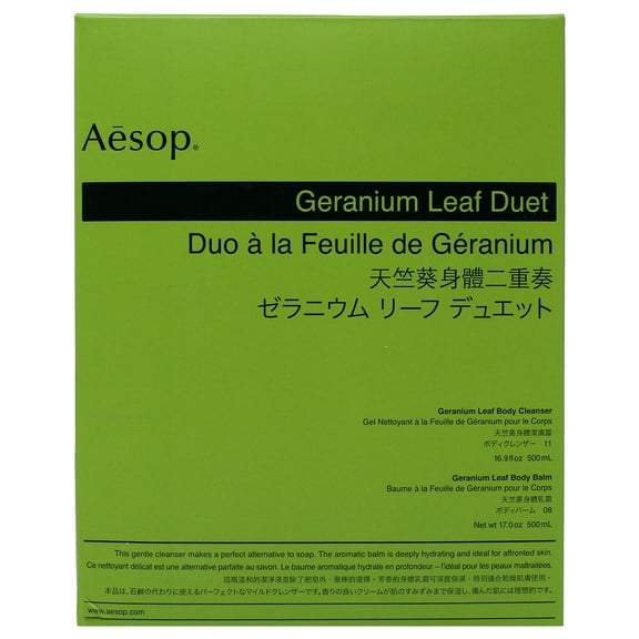 Aesop Geranium Leaf Body Care Kit Duo, Gift Set