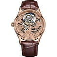 thumbnail image 1 of Aesop Men Genuine Mechanical Hand-Wind Tourbillon Wrist Watch Business Watches Leather Strap, 1 of 4
