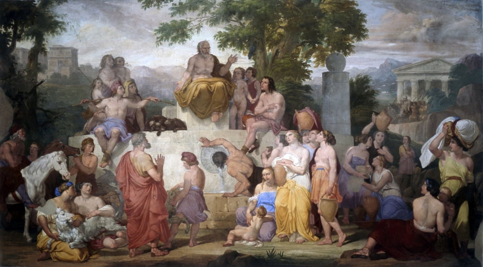 Aesop Telling Fables Canvas Art -  (36 x 24)