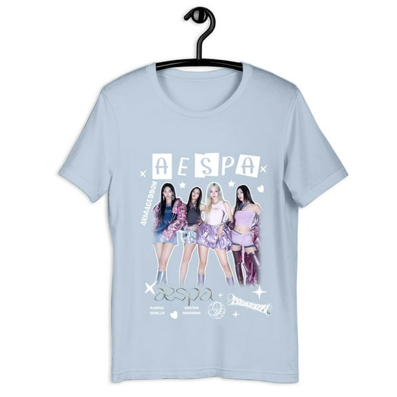 Aespa Armageddon Album T-shirt, Aespa Kpop Shirt, Aespa Synk Hyper Line Tour Shirt, Aespa Ningning, Karina, Giselle, Winter Kpop Shirt, NEW - INSTOCK!