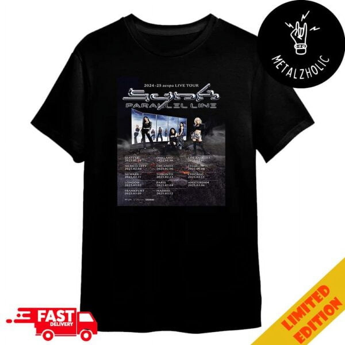 Aespa Live Tour Synk Parallel Line Tour Dates 20242025 Merchandise T