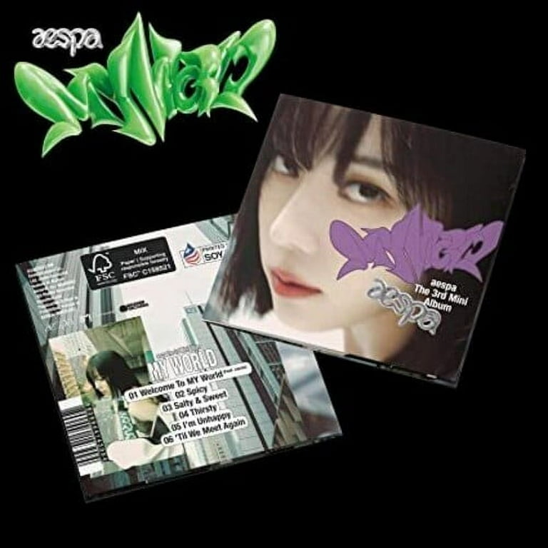 Aespa - MY WORLD - The 3rd Mini Album - POSTER Ver. [WINTER