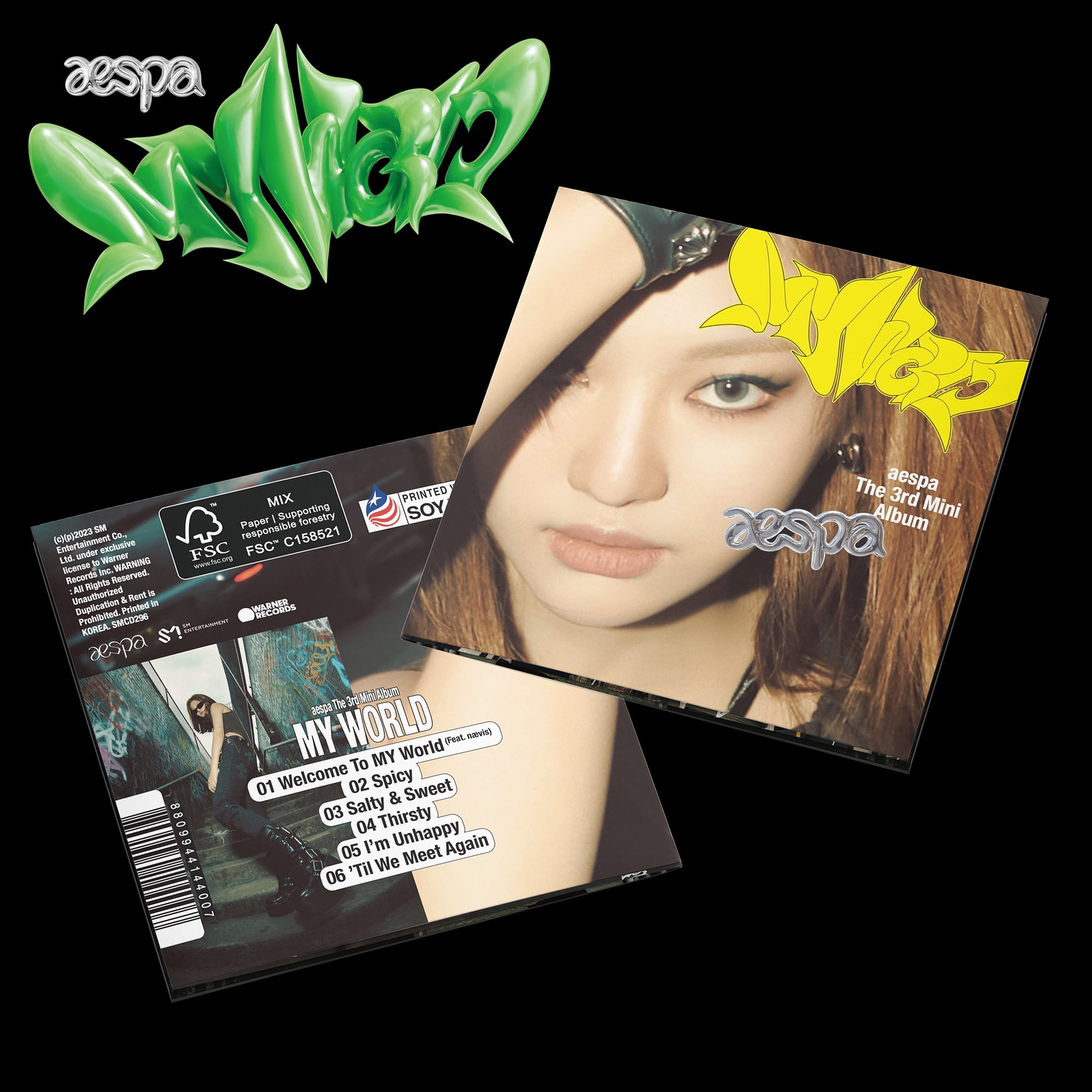 aespa MY WORLD b&n exclusive ver 未開封品 aespa MY WORLD b&n exclusive ver 未開封品 AESPA MY WORLD