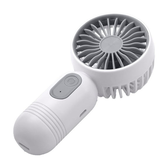 Aespoir Handheld Fan, Portable Handheld Fan, USB Rechargeable Personal Fan, Battery Operated Mini Neck Fan, Perfect for Travel/Camping/Outdoor/Home(White)
