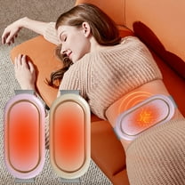 Aespoir Massager, Abdominal Massager Portable, Rechargeable Lazy Abdominal Slimming Machine, Hotcompress Belly Fat Burner,Khaki