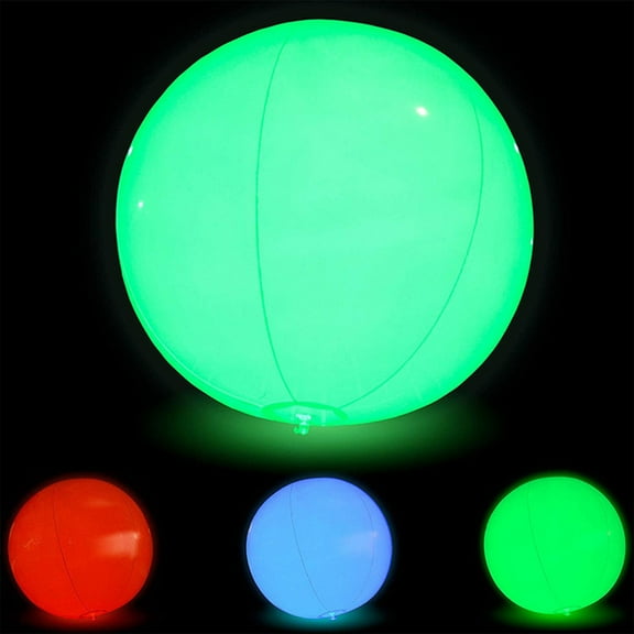 Aespoir Pool Toys - LED Beach Ball with Remote Control - 100ft Control Distance - Outdoor Beach Party Games for Kids Adults, Pool Patio Garden Decorations