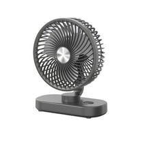 Aespoir Small Desk Fan for Bedroom, Office Desktop Hanging Small Fan, USB Portable With Digital Display Quiet Table Fan, for Bedroom, Indoor, Outdoor, Office