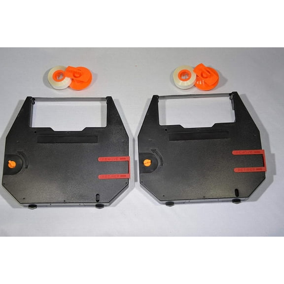 AestQaul Compatible Typewriter Ribbon & Correction Spools for Royal Scriptor/Scriptor II Typewriters. The Package Includes 2 Black Typewriter Cassettes and 2 Lift Off Correction Spools