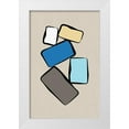 thumbnail image 1 of Aesthete 11x14 White Modern Wood Framed Museum Art Print Titled - Bricks3, 1 of 4
