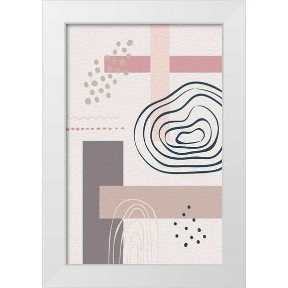 Aesthete 11x14 White Modern Wood Framed Museum Art Print Titled - Tokyo One