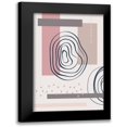 thumbnail image 1 of Aesthete 17x24 Black Modern Framed Museum Art Print Titled - Tokyo Three, 1 of 5