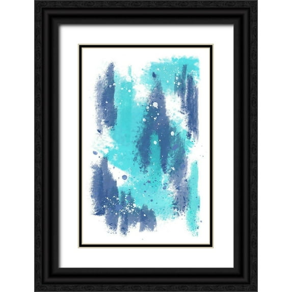 Aesthete 17x24 Black Ornate Wood Framed with Double Matting Museum Art Print Titled - Underwater