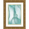 thumbnail image 1 of Aesthete 17x24 Gold Ornate Wood Framed with Double Matting Museum Art Print Titled - Blue Paper, 1 of 4