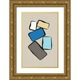 thumbnail image 1 of Aesthete 22x32 Gold Ornate Wood Framed with Double Matting Museum Art Print Titled - Bricks3, 1 of 4