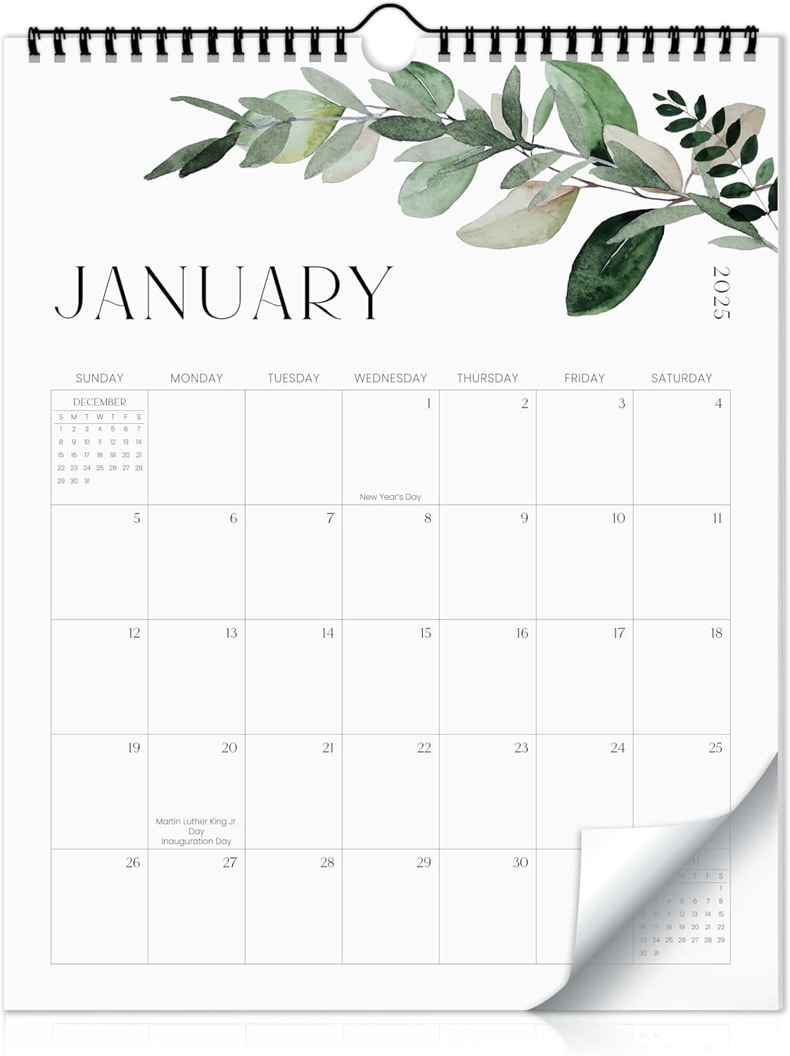 Aesthetic 2025 Wall Calendar - Runs from June 2024 Until December 2025 ...