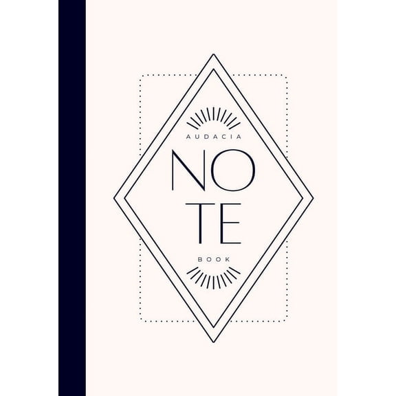 Aesthetic A5 Paperback Notebook: Onyx Version, (Paperback)