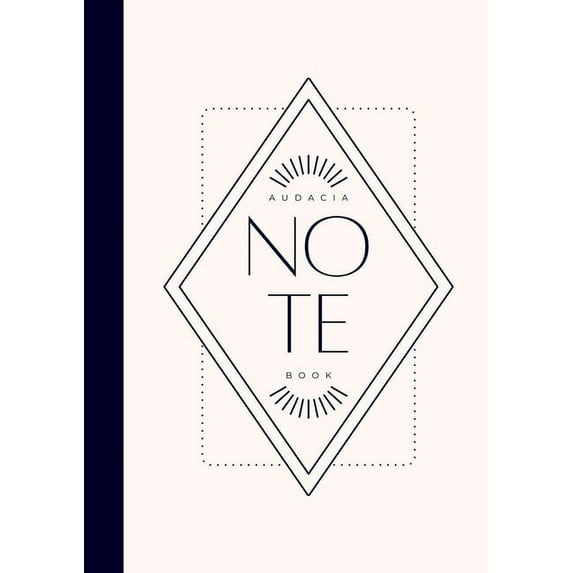 Aesthetic A5 Paperback Notebook: Onyx Version, (Paperback)