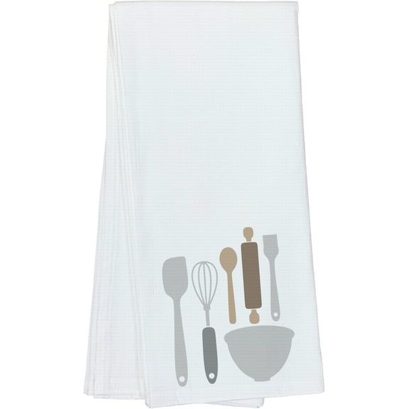 Aesthetic Baking Tools Housewarming Gift Idea For Friends, Family, and Coworkers - DishTowel, 16x25