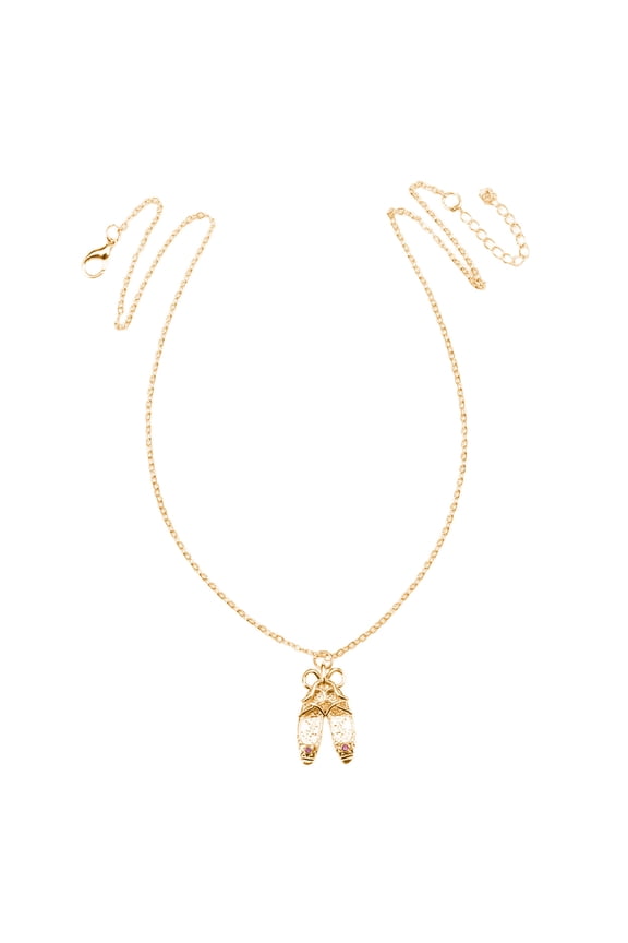 Aesthetic Ballet Shoe Pendant Necklace Bowknot Choker Trendy Clavicle Chain Unique Neck Jewelry Perfect Graduation Gift