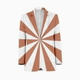 thumbnail image 1 of Aesthetic Beige Red and White Sunburst Customized Men's Suits full man Shawl Collar Gentleman Suits for Wedding Business, 1 of 5