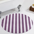 thumbnail image 1 of Aesthetic Blue Lilac And White Vertical Round Carpet Circle Rug Outdoor Patio Area Rug Washable Large Area Rugs Hallway Room Decor Fitness Mats, 1 of 8