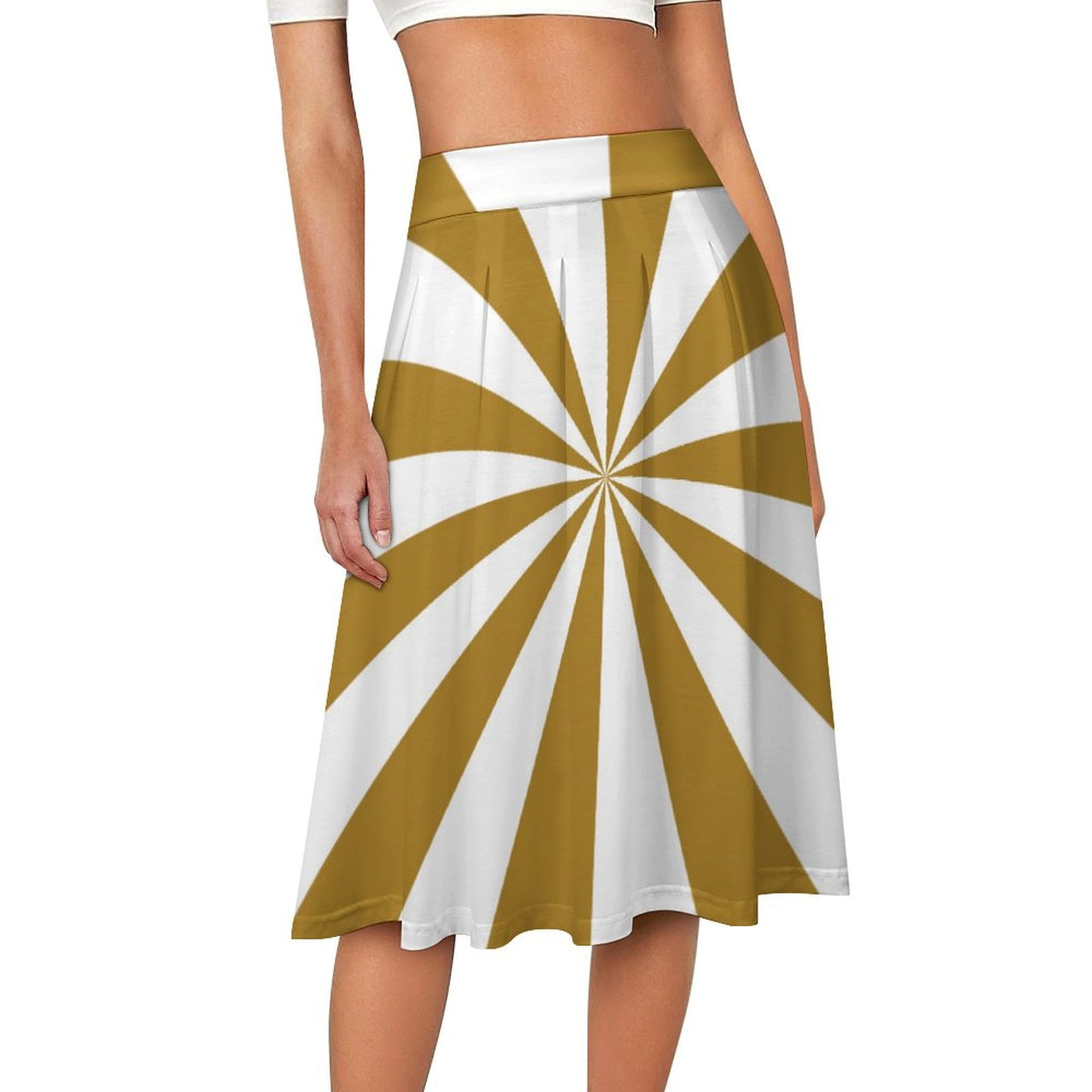 Women's Modest Travel Skort With Pockets - 20 Inch Knee Length, Lightweight With Inner Shorts, 4 Pockets