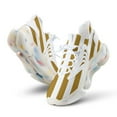 thumbnail image 1 of Aesthetic Brown Beige And White Vertical Walking Shoes for Men Woman Lightweight Tennis Fashion Elastic Sports Shoes Cushion Basketball Shoes, 1 of 7