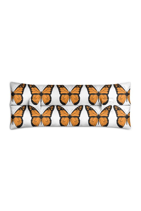 Aesthetic Butterfly & Flowers Seatbelt Pillow - Post-Mastectomy Recovery Cushion with Watercolor Design - Soft Car Travel Pad