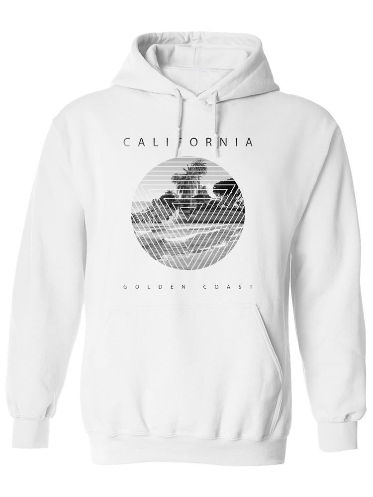 Aesthetic California Beach Hoodie Men -Image by Shutterstock, Male x-Large  