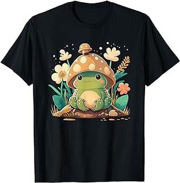 Aesthetic Cottagecore for Frog Lover and Mushroom T-Shirt - Walmart.com