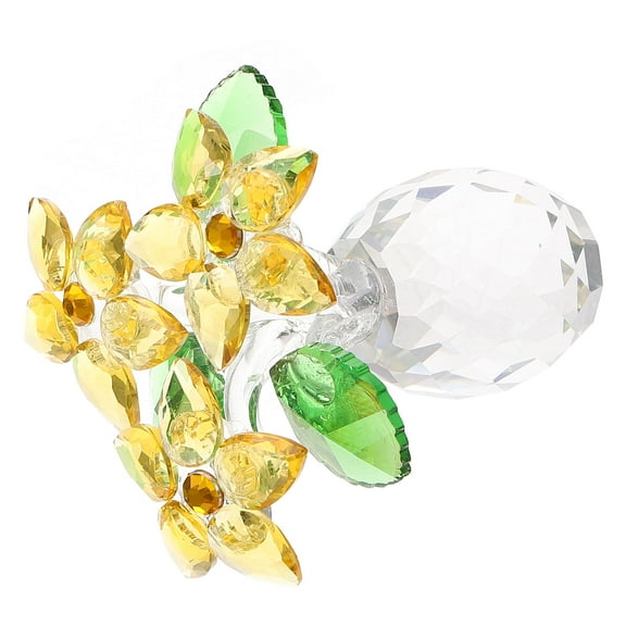 Aesthetic Crystal Pineapple Vase Premium Material Decor Exquisite