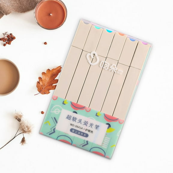 Aesthetic Cute Highlighters Bible Pastel Highlighters and Pens no bleed Assorted Colors Highlighter for and Office Journal Home(C)