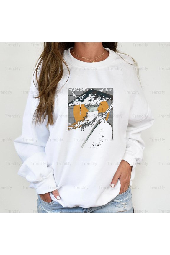 Aesthetic Cyberpunk Sci-Fi Futuristic Themed Graphic Unisex Sweatshirt M390041, Up to Size 5XL