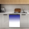 thumbnail image 1 of Aesthetic Dark Blue and White Gradient Dishwasher Magnet Cover Decorative Sticker for Home Cabinet Kitchen 23" x26", 1 of 5