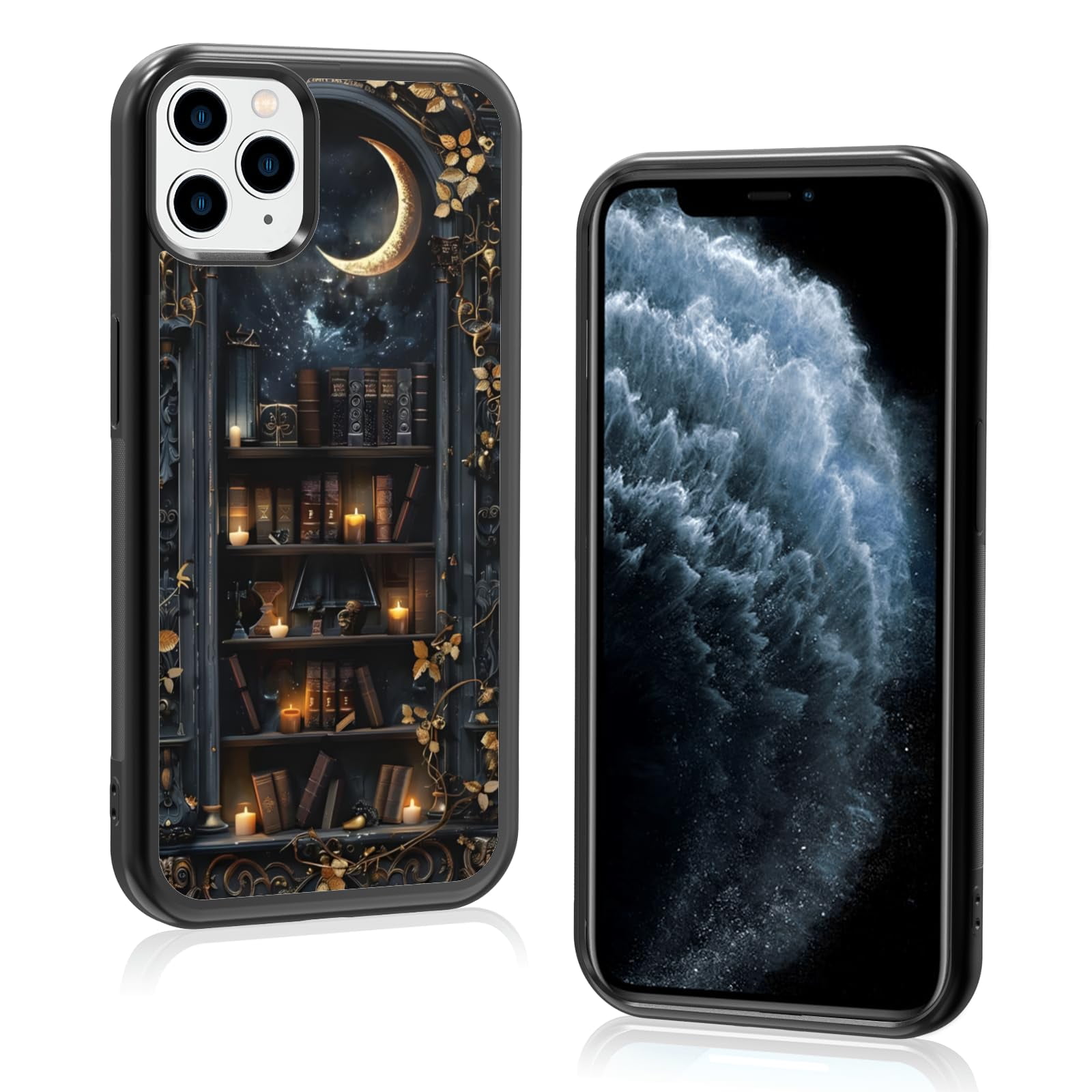 Aesthetic Dark Bookshelf Book Phone Case Compatible with iPhone 11 Pro Max  Case, TPU Shockproof Protection Vintage Bookish Art Reading Book Lovers  Gifts Phone Case for Girls Women Men Cover - Walmart.com
