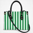 thumbnail image 1 of Aesthetic Dark Green And White Vertical Cross Body Bags For Women Small Leather Female Handbags Fashion Top-Handle Totes, 1 of 4