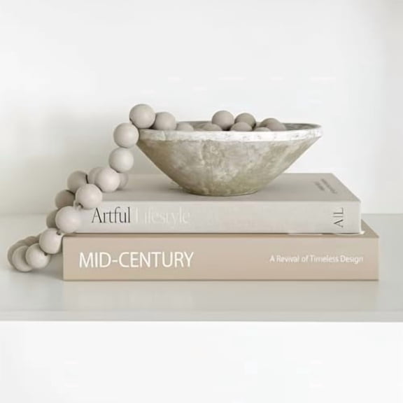 Aesthetic Decorative Books - Set of 2 Stylish Boxes Enhance Your Coffee Table, Bookshelf or Mantel Decor - Beautiful Fake/Faux Books for Modern Home Decoration, Photo Storage and as a Keepsake Box