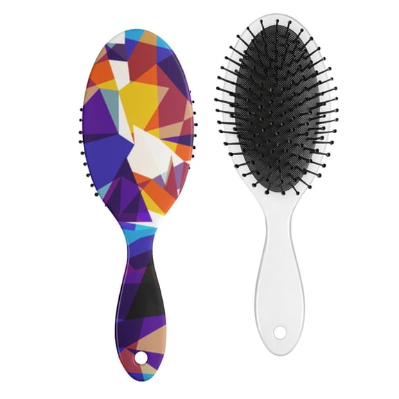 Aesthetic Detangling Hair Brush - Smoothing Paddle Brush with Round-Tip Bristles, Classic & Fashionable for Women & Men, Reduces Breakage