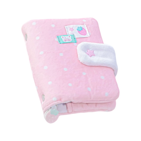 Aesthetic Dot Themed Journal Featuring Detachable Sheets Plush Diary For Planning