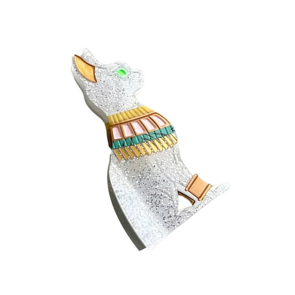 Aesthetic Egyptian Cats Hair Claw Clip Strong Hold Hair Clip Acetate Ponytail Holder Women Girl Casual Hair Accessories