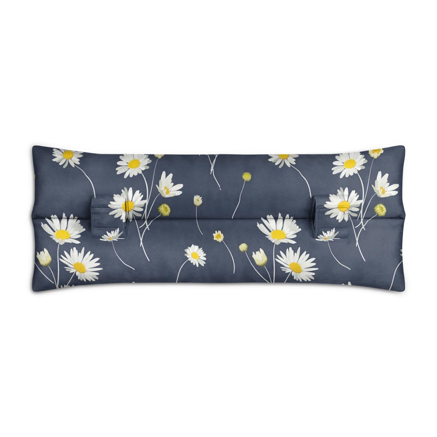 Aesthetic Floral Daisy Mastectomy Cushion - Soft Seatbelt Pillow for Car - Reduces Discomfort During Recovery