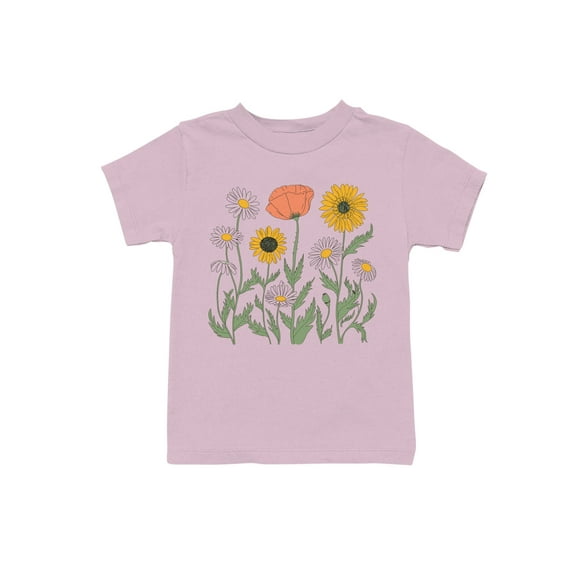 Aesthetic Floral Graphic Youth's T-shirt