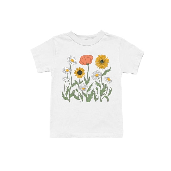 Aesthetic Floral Graphic Youth's T-shirt