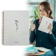 thumbnail image 1 of Aesthetic Floral Notebook,College Ruled Journal with Large Pockets for Work Organization and Journaling,A,1PC, 1 of 10