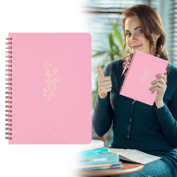 Aesthetic Floral Notebook,College Ruled Journal with Large Pockets for Work Organization and Journaling,F,1PC