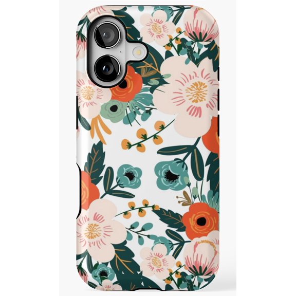 Aesthetic Floral Spring Bloom Phone Case for iPhone 11 12 13 14 15 16 17 Pro Max