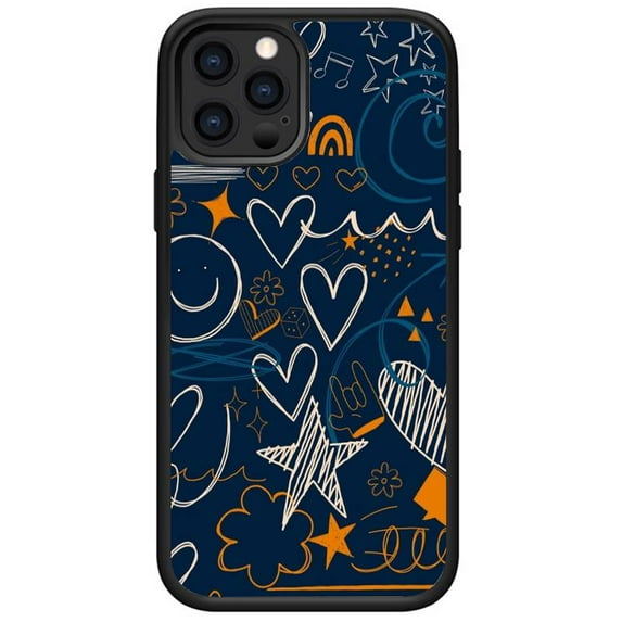 Aesthetic Flower Pattern Phone Case Compatible With iPhone 12 / iPhone 12 Pro case Cute Fashion Soft TPU Design