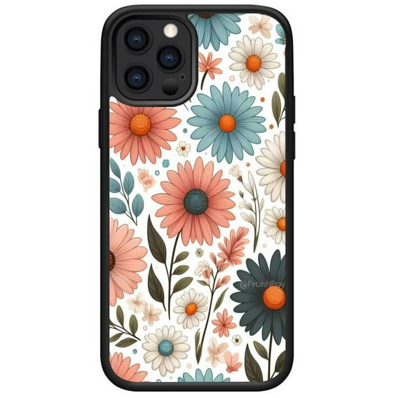 Aesthetic Flower Pattern Phone Case Compatible With iPhone 13 Pro Max case Cute Fashion Soft TPU Design