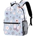 thumbnail image 1 of Aesthetic Flying Butterflies and Flowers School Backpack Medium Size, Travel Bag for Women Men Teens Girls Boys, 1 of 6