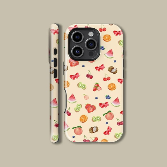 Aesthetic Food Collage MagSafe Case for iPhone Samsung Fruit